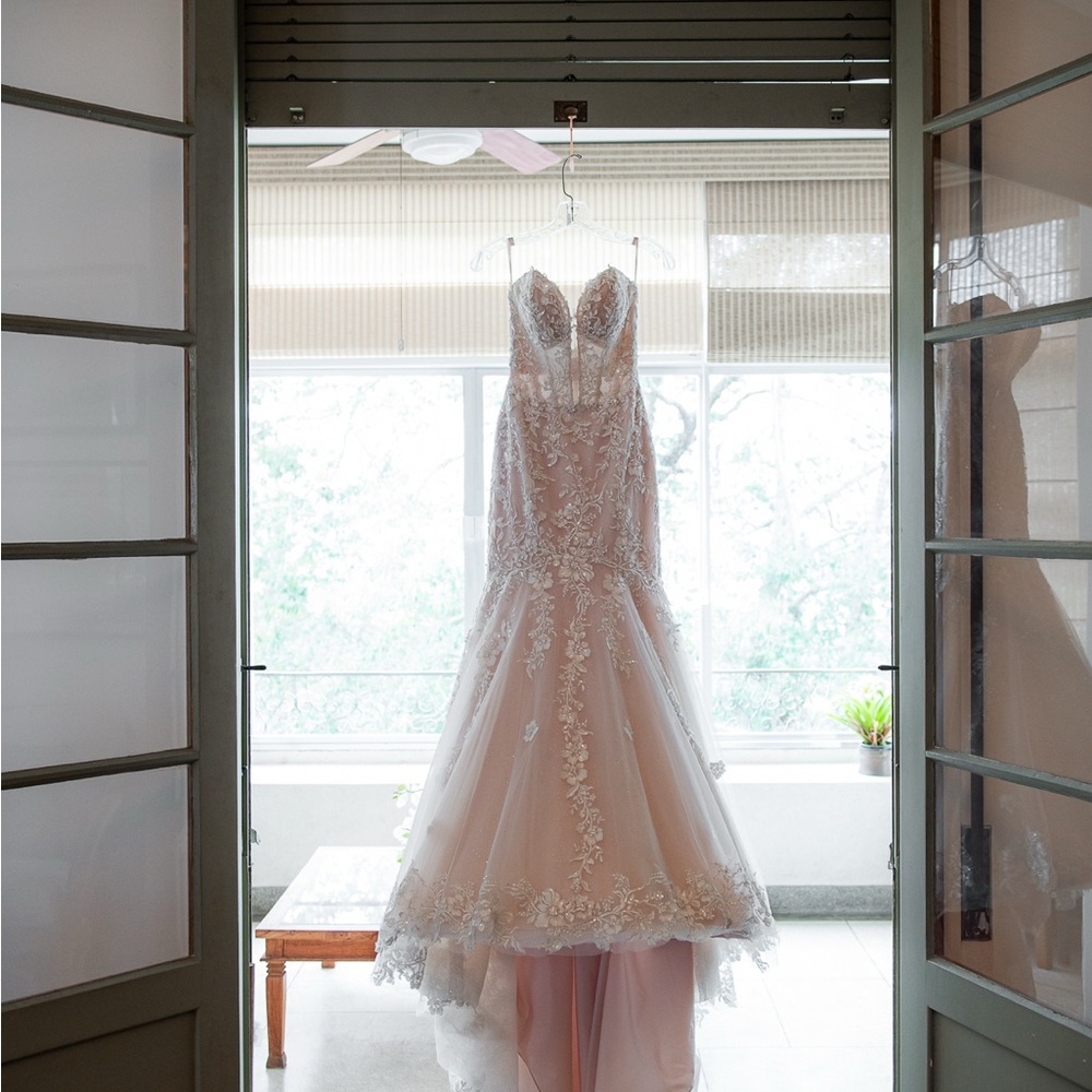 Maggie Soterro Lennon dress, blush
